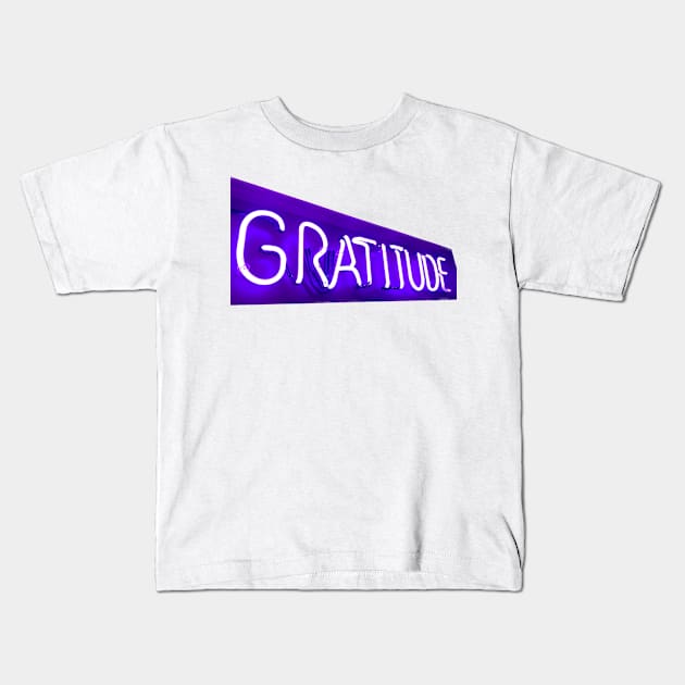 Gratitude part 2 Kids T-Shirt by Loving's Designs